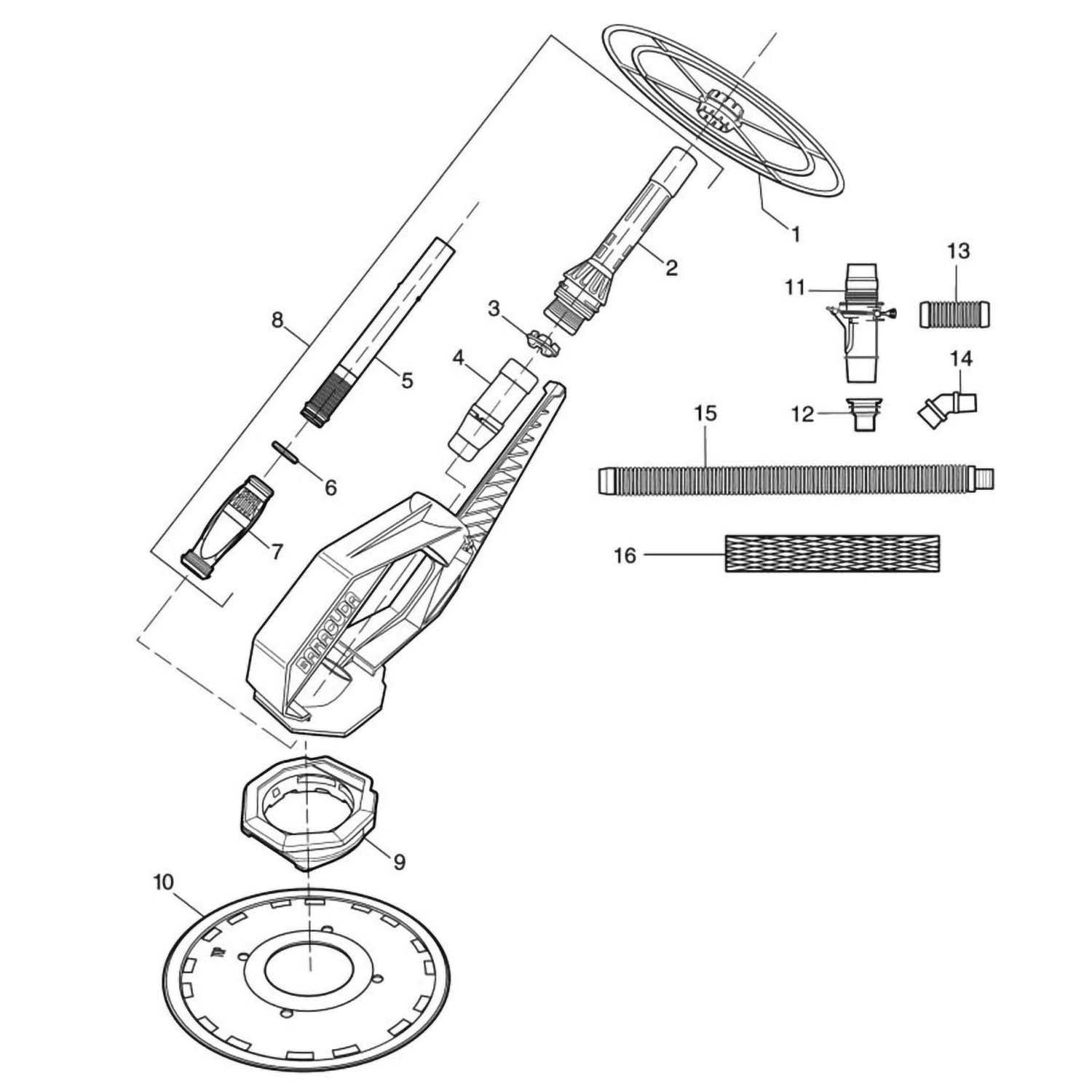 Zodiac 1500 Parts Breakdown