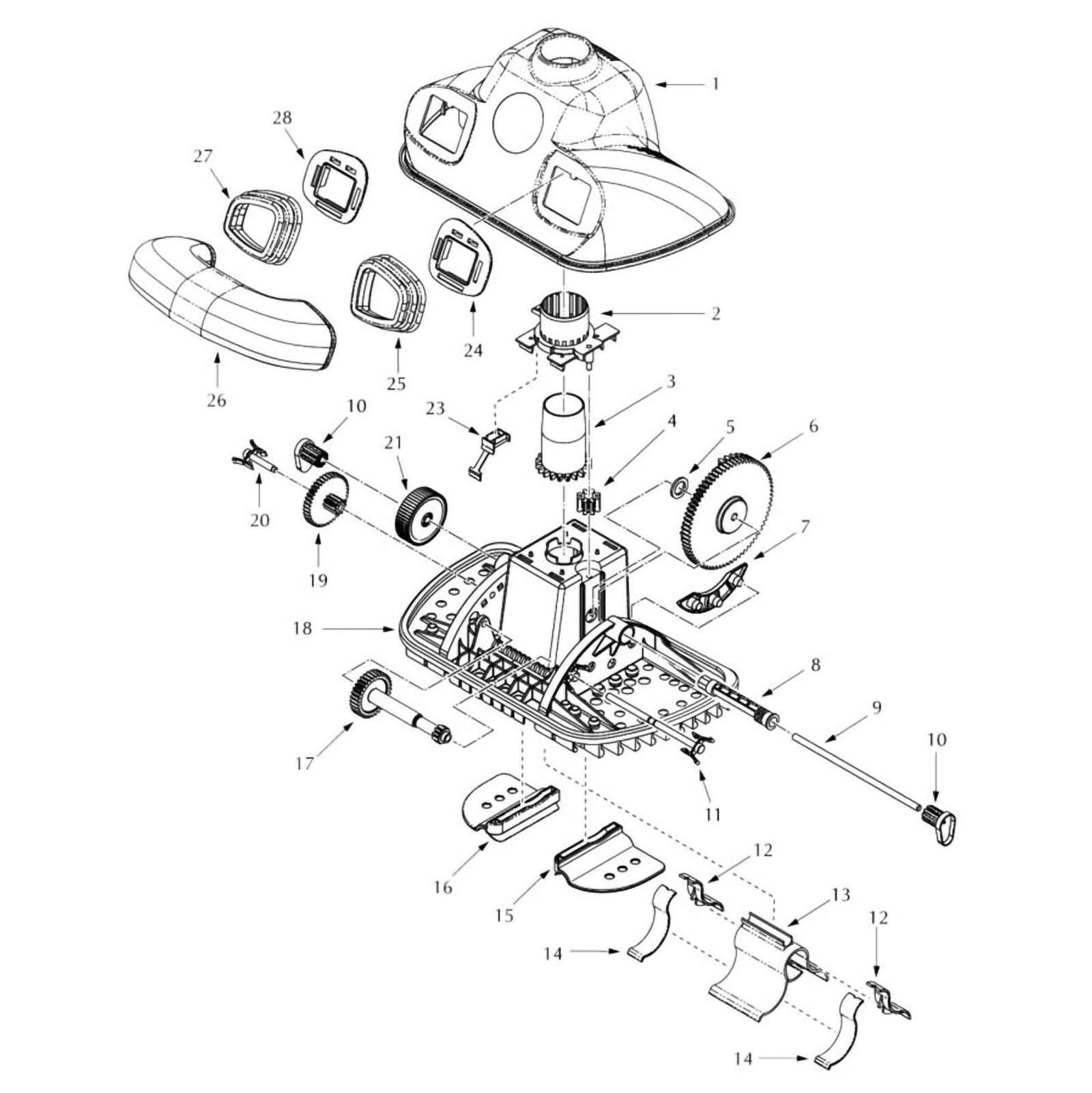 Sta-Rite Poolshark Pool Cleaner Parts