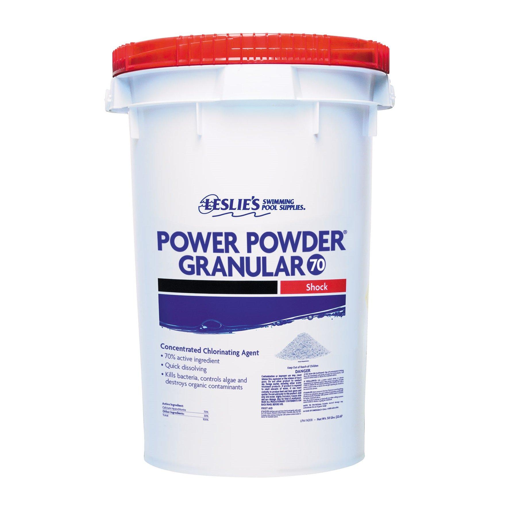 Power Powder Granular 70% Calcium Hypochlorite Chlorine Pool Shock