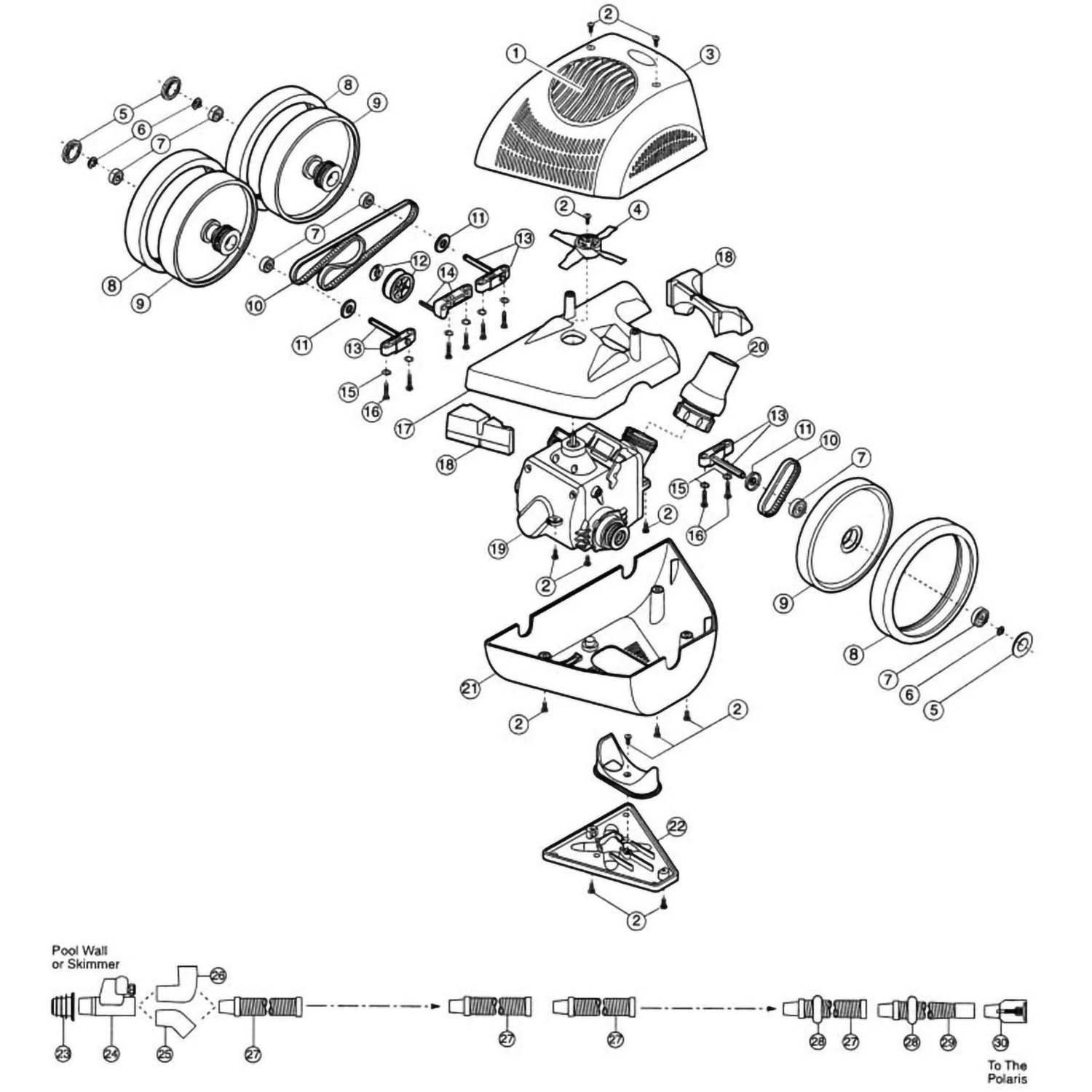 Polaris ATV Pool Cleaner Parts