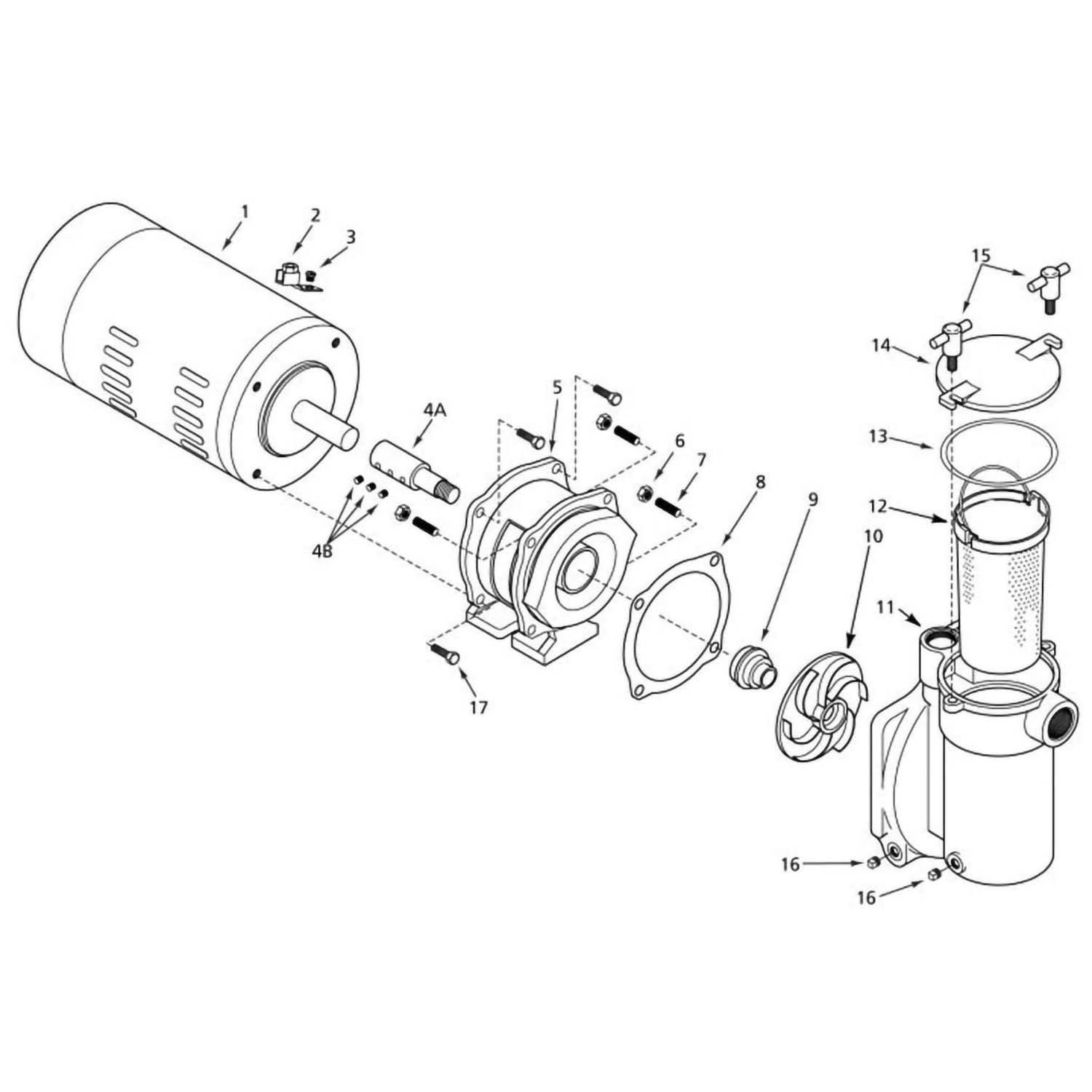 Sta-Rite CFA Pump Replacement Parts