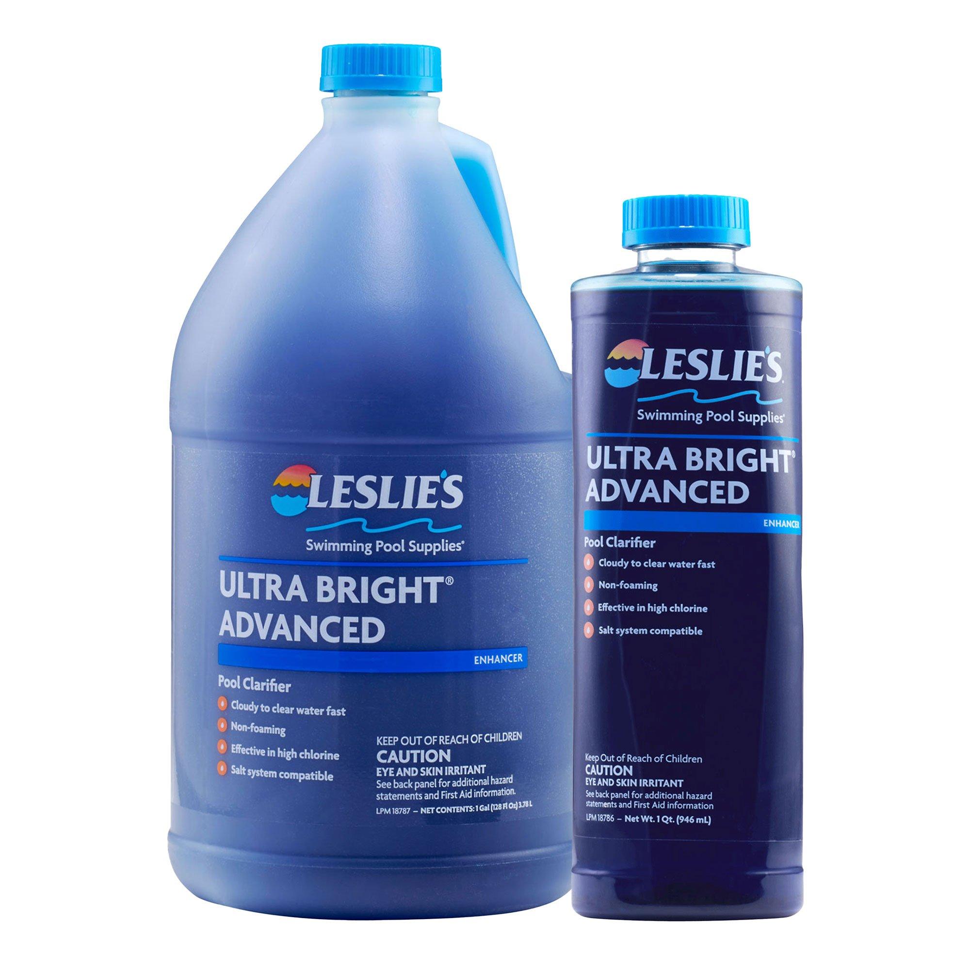 Leslie's Ultra Bright Advanced water clarifier