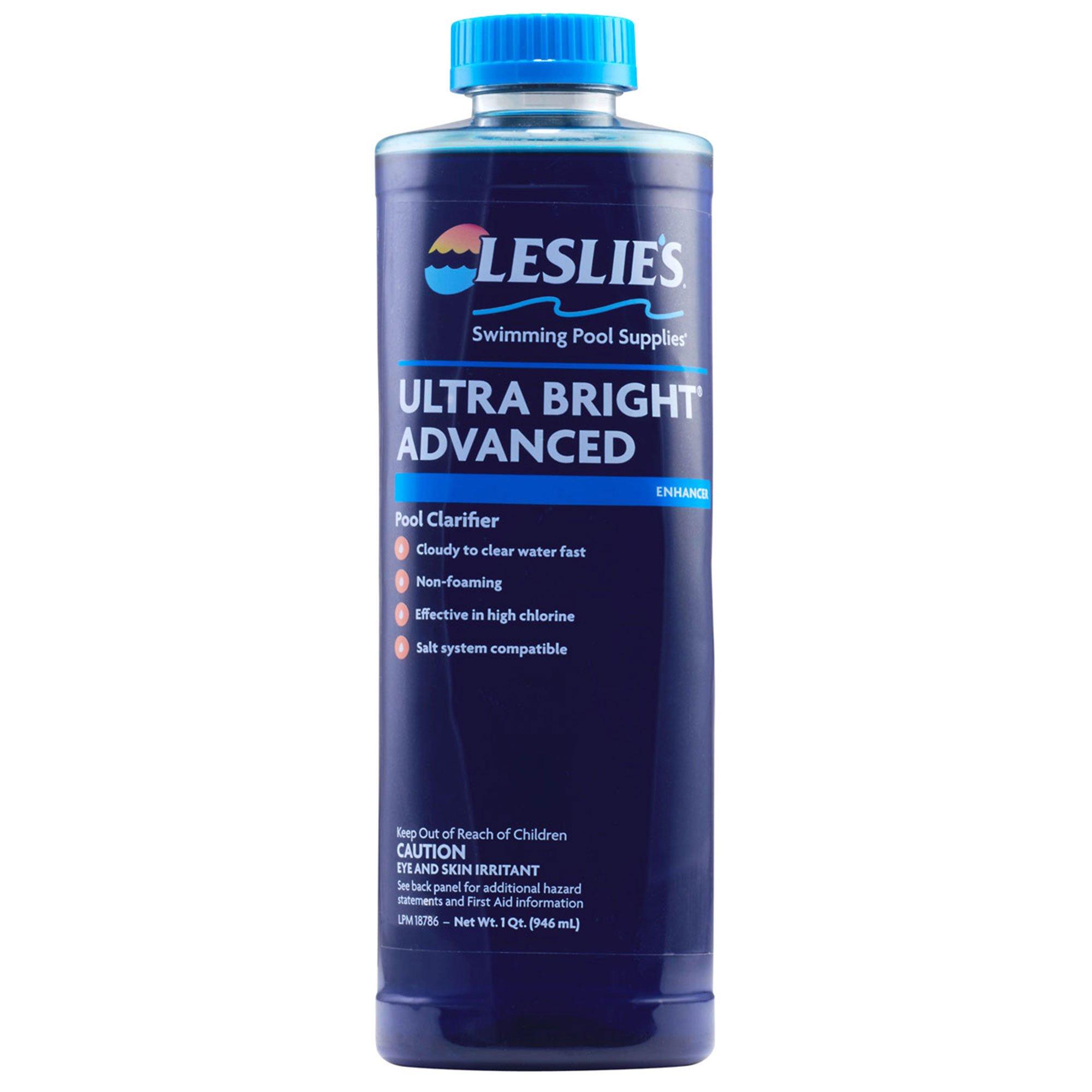 Leslie's  Ultra Bright Advanced Pool Water Clarifier  1 qt.