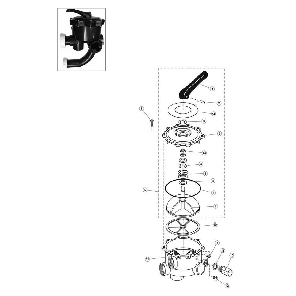 Sta-Rite Side Valve 2" with Plug Gasket Parts 14971-0012, WC212-38, WC212-144P