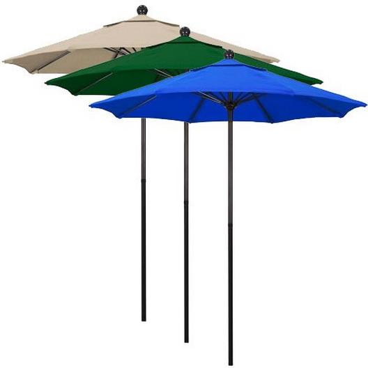 California Umbrella  7.5 Market Umbrella Green