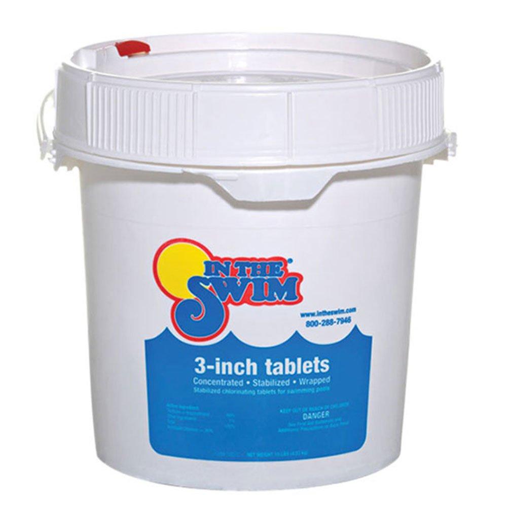 3 Inch Pool Chlorine Tablets, 10 lb In The Swim Leslie's Pool Supplies