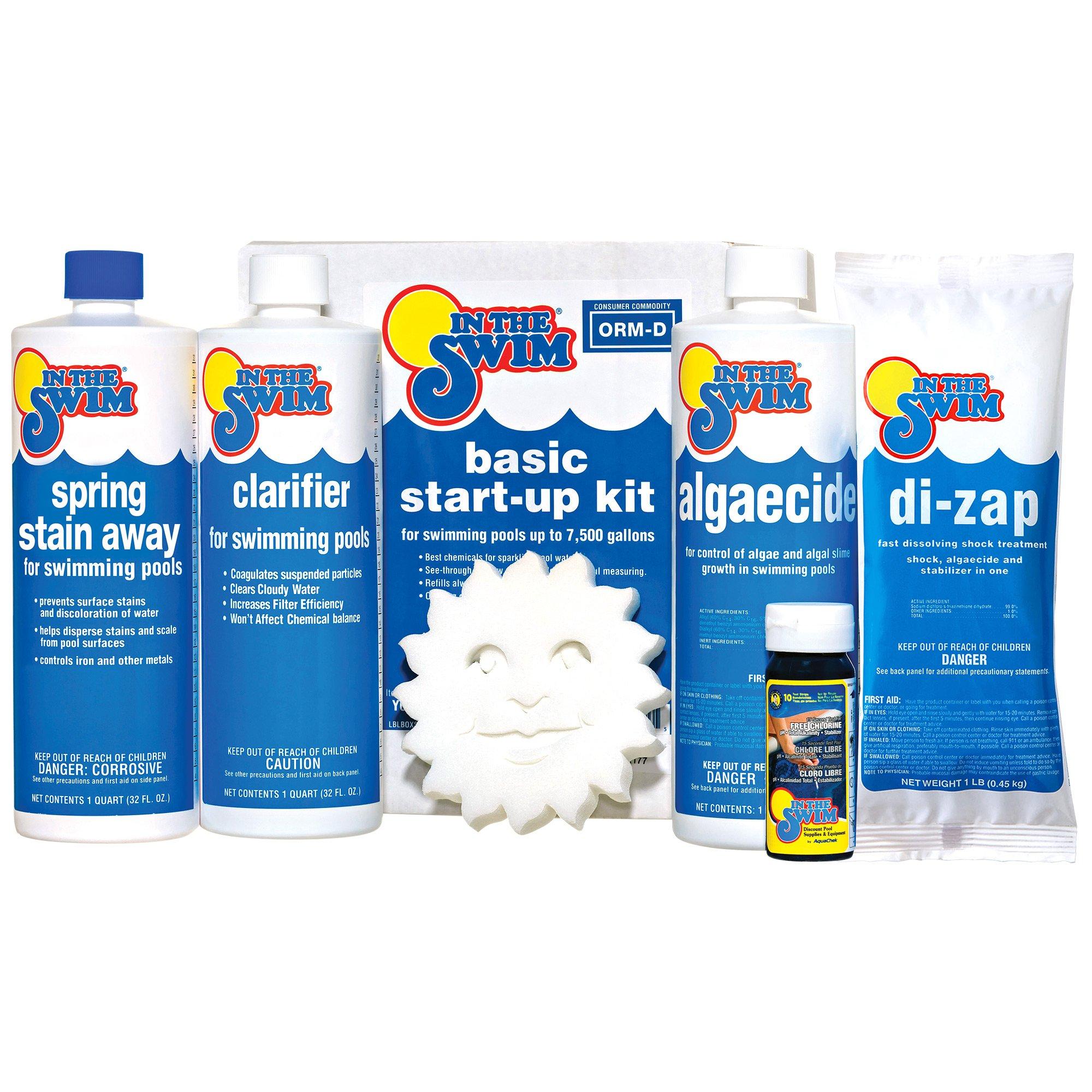 In The Swim  Basic Pool Start-Up Chemical Kit up to 7,500 Gallons