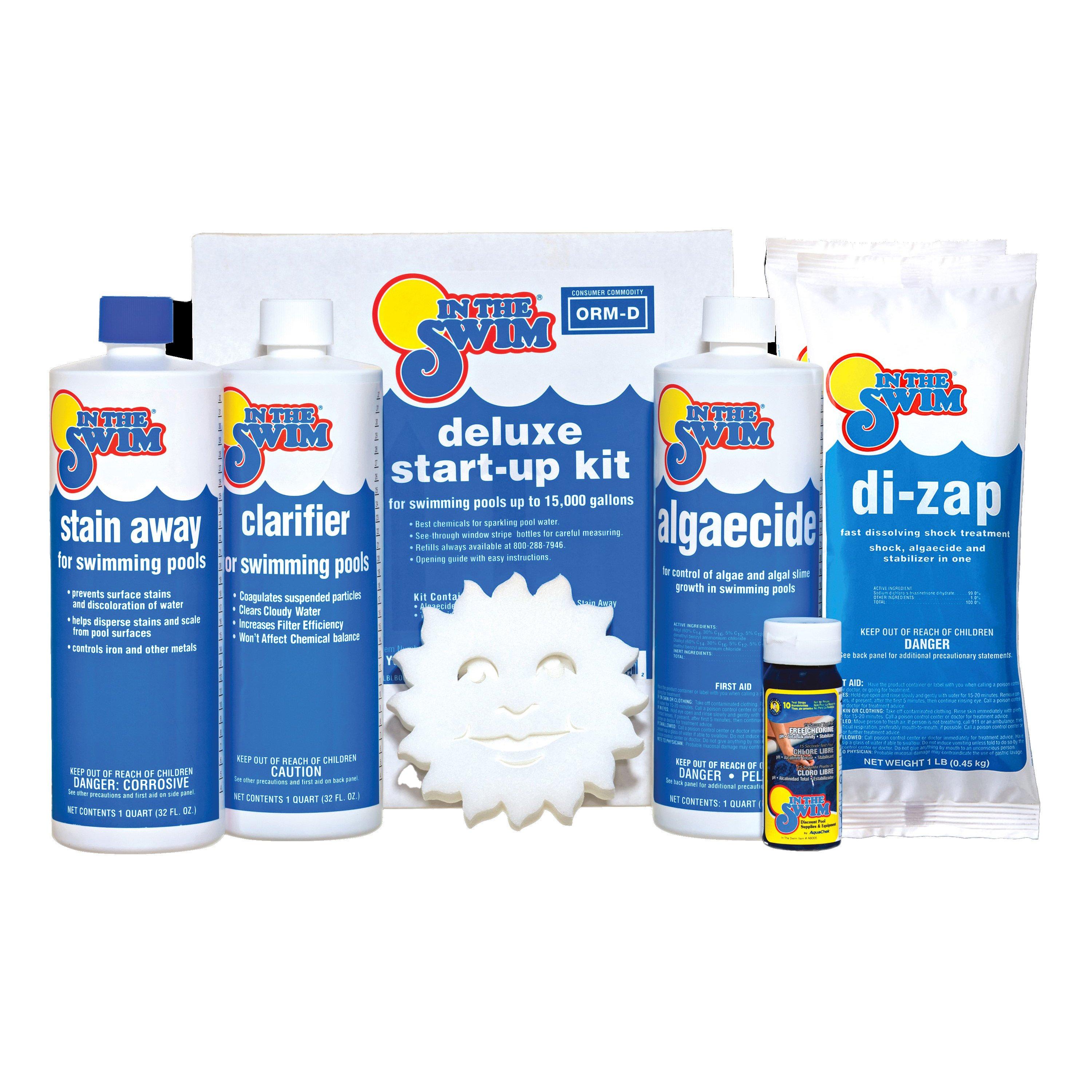 In The Swim  Deluxe Pool Start-Up Chemical Kit up to 15,000 Gallons