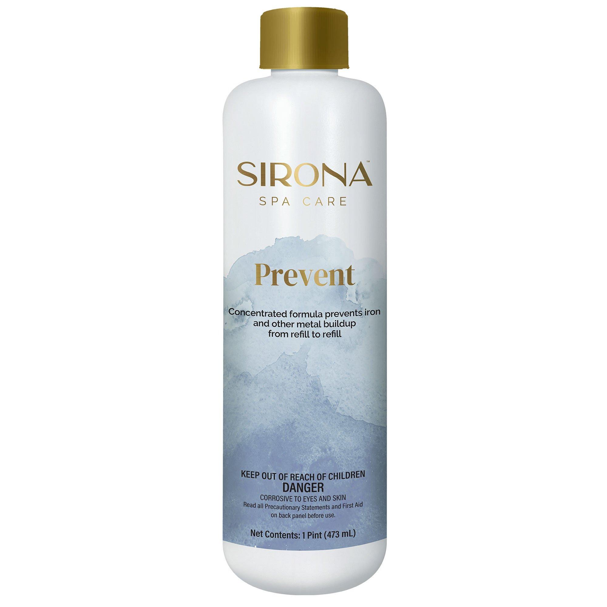 Sirona  Prevent Iron and Metal Build-Up Preventer for Hot Tubs 1 pt