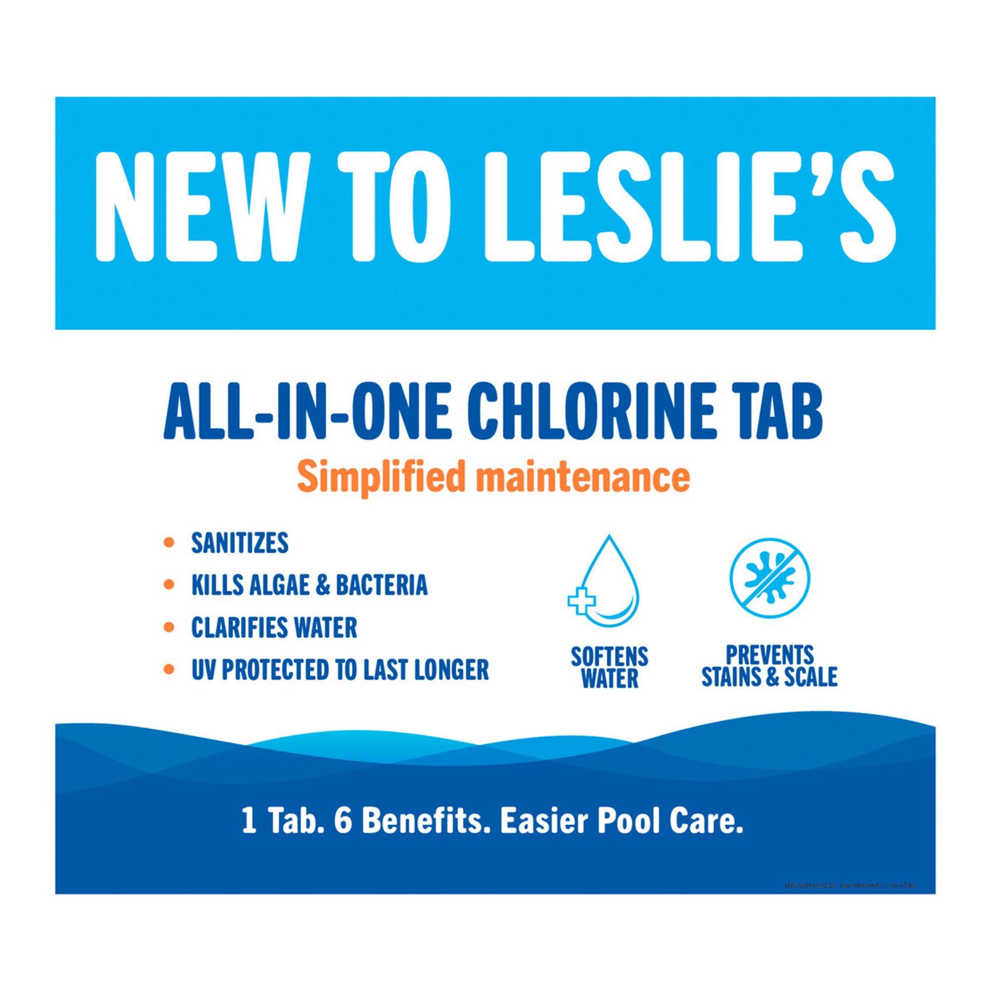 6-in-1 Chlorine Tablets - 5 lbs Bucket