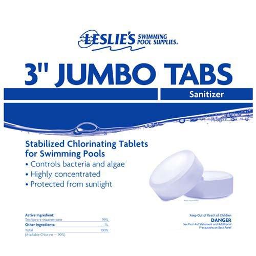 3 in. Jumbo Chlorine Tablets - 7 lbs. Bucket