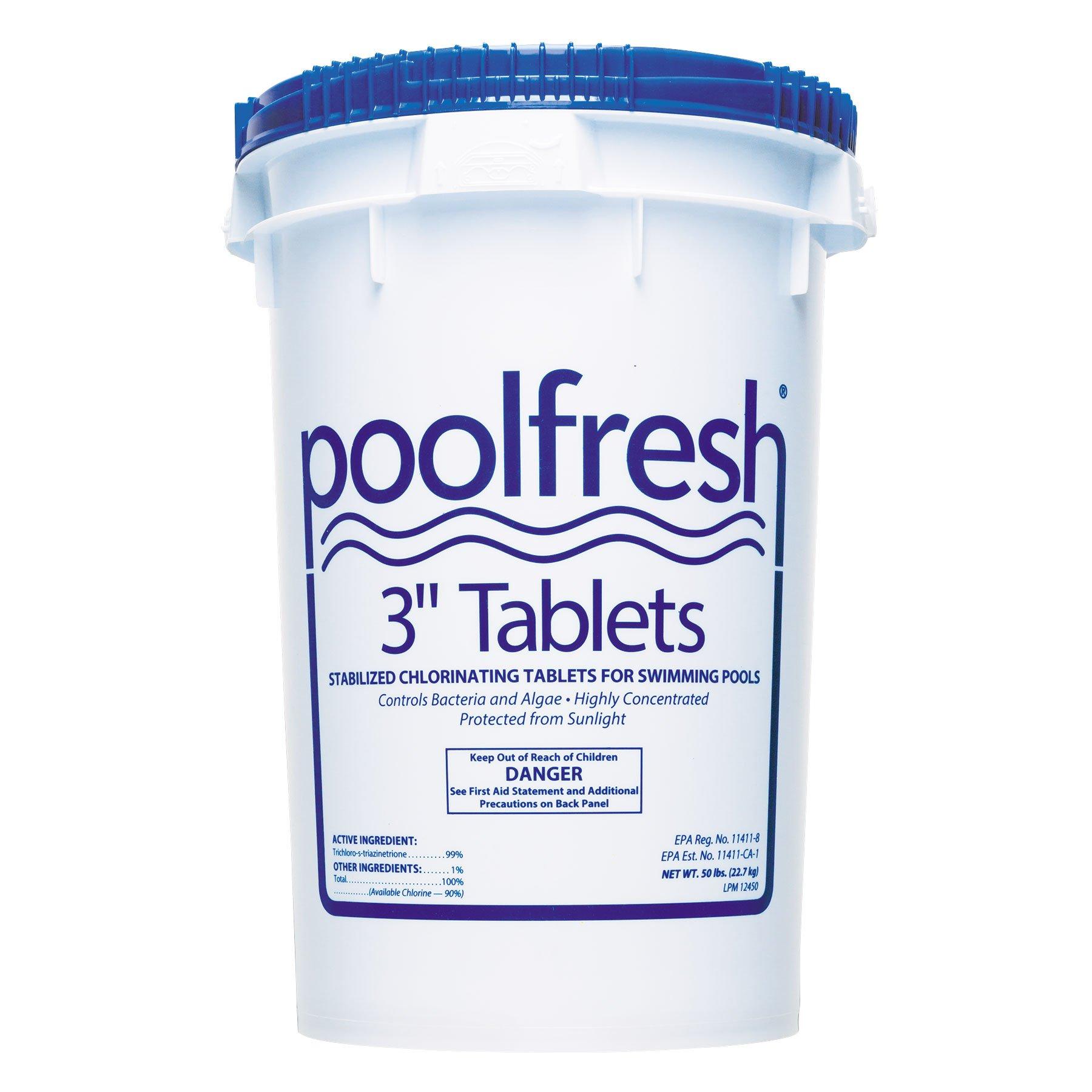 Pool Fresh 50lb Chlorine Jumbo Tabs Leslie's Pool Supplies
