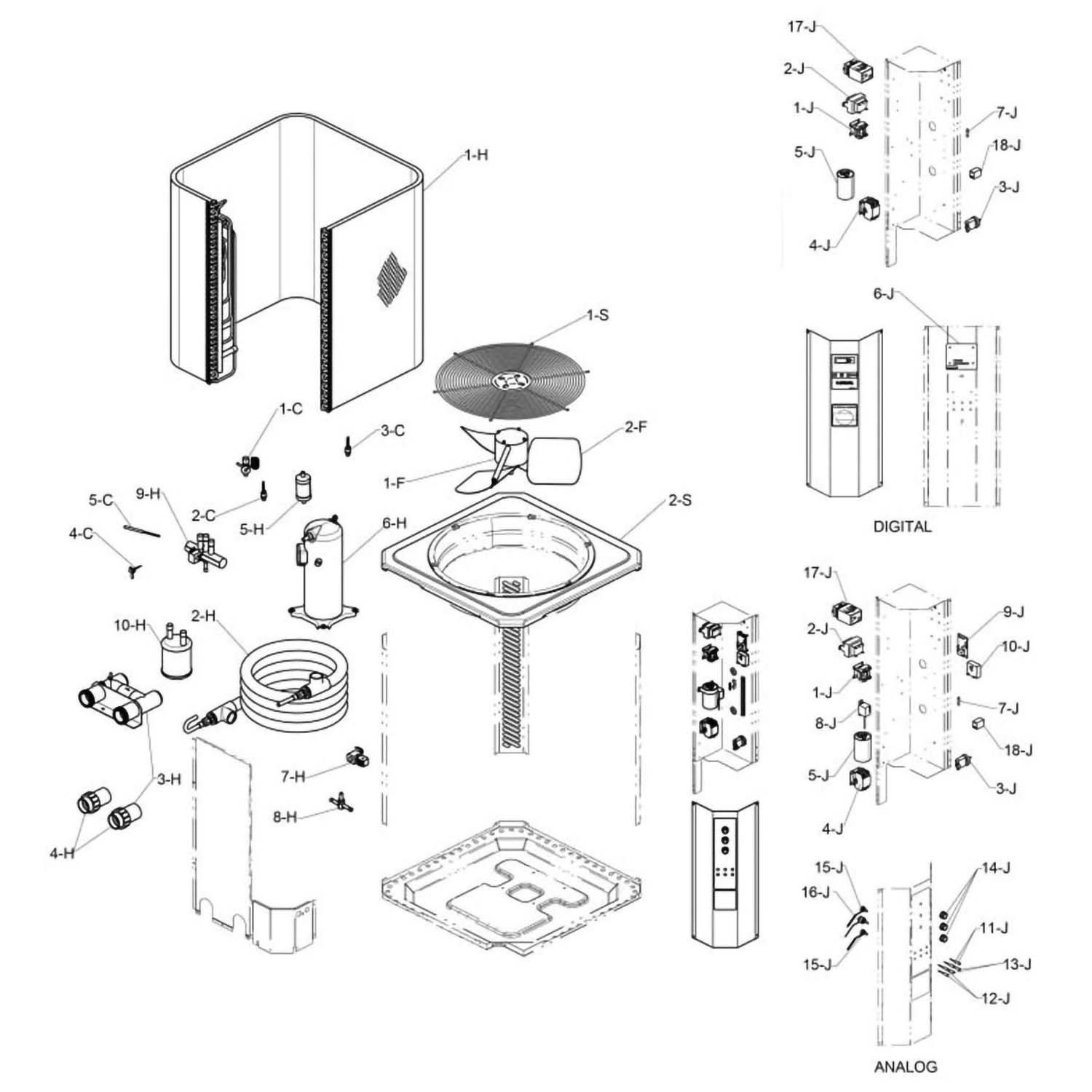 Raypak Heat Pump RHP 5200, 6200, 8200, 6300, 6300ti & 8300ti image