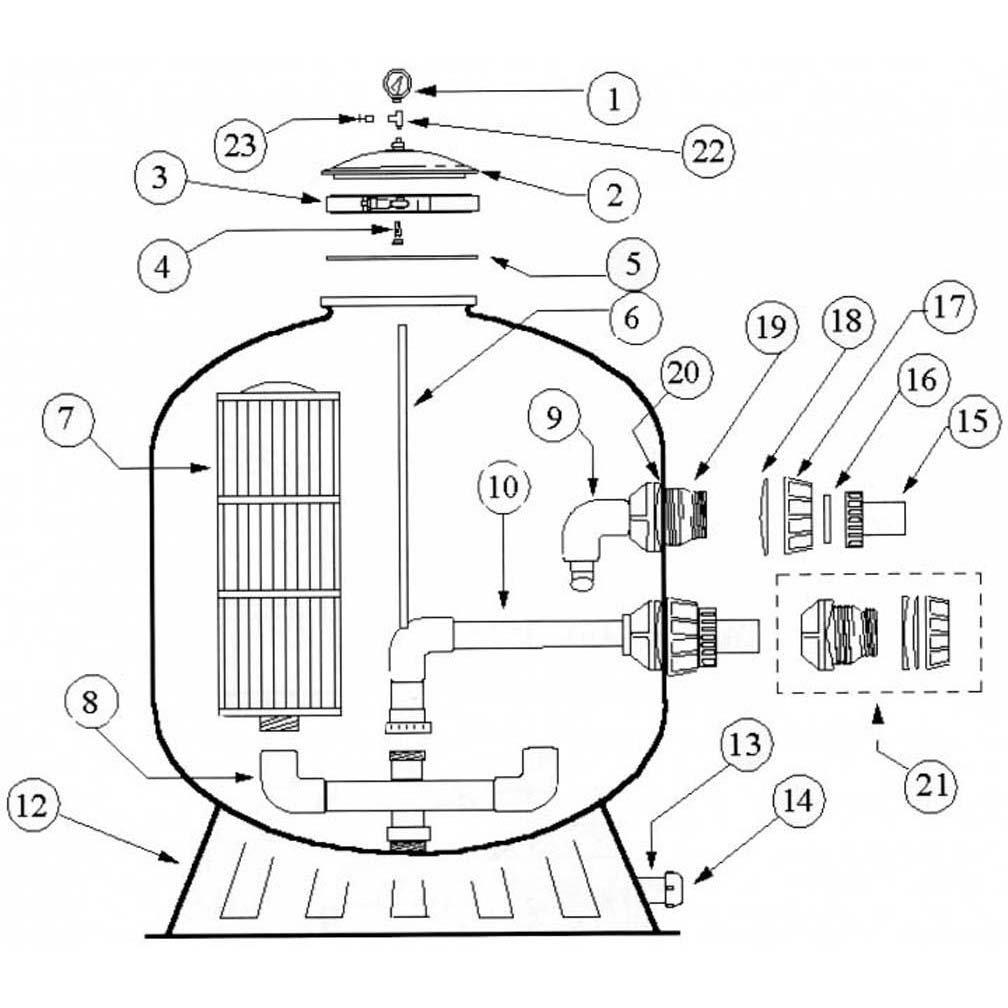 Baker Hydro Baker HRC Part Schematic