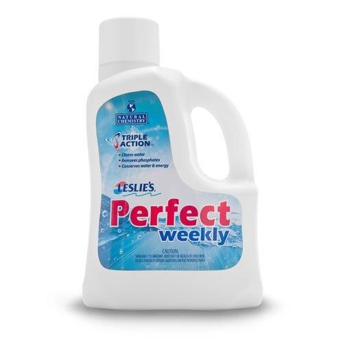 Leslie's Perfect Weekly is a 3-in-1 maintenance chemical to help you maintain healthy pool water