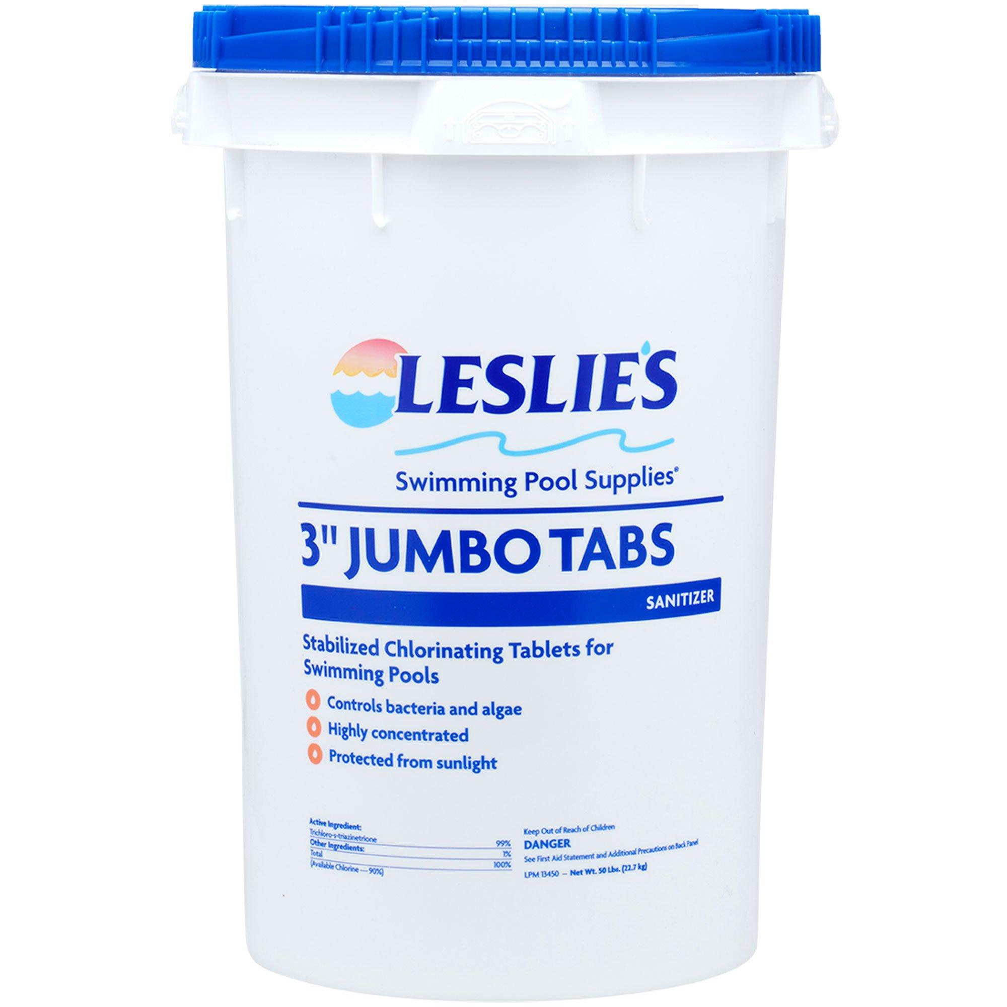 3 in Jumbo Chlorine Tablets - 50 lbs Bucket