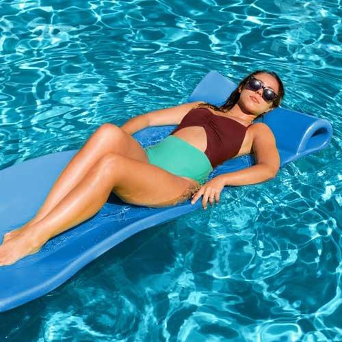 Splash Foam Pool Float Bahama Blue