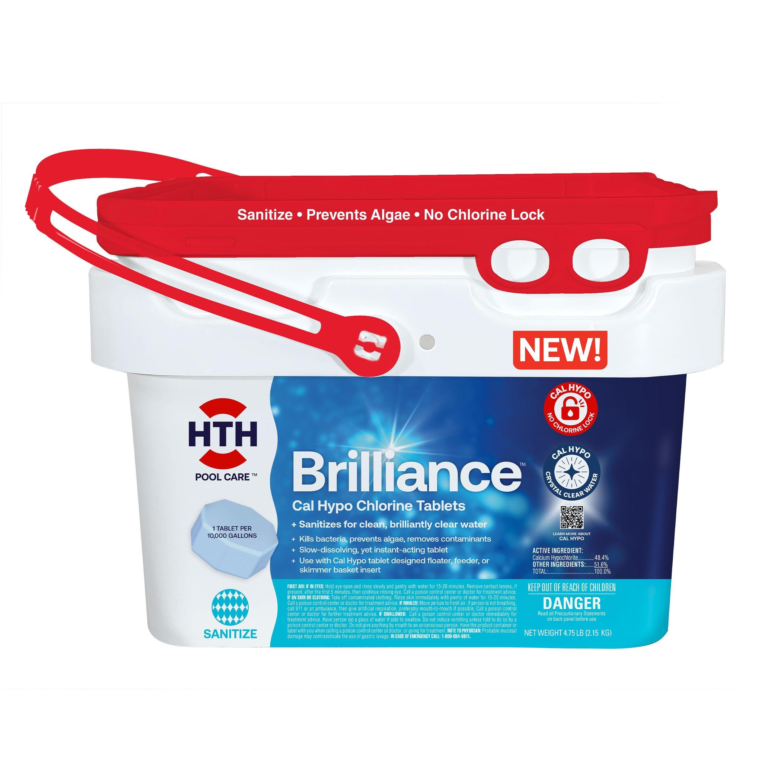 Brilliance Cal Hypo Chlorine Tablets, 4.75 lbs