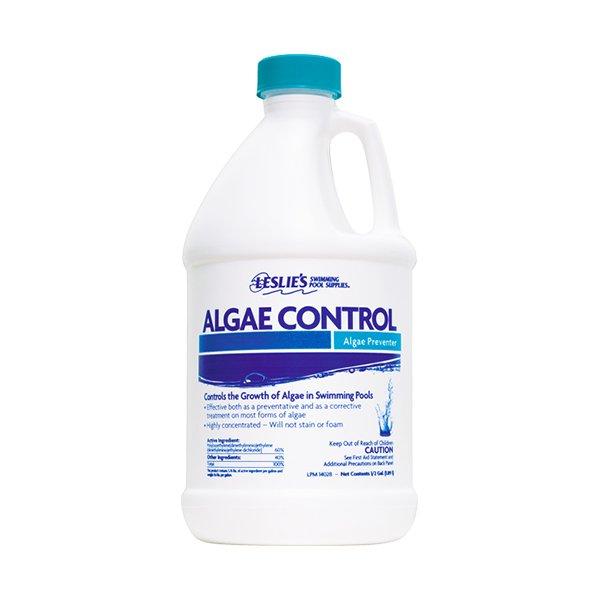 Leslie's Algae Control Pool Algaecide and Algae Preventer 1 gal Leslie's Pool Supplies
