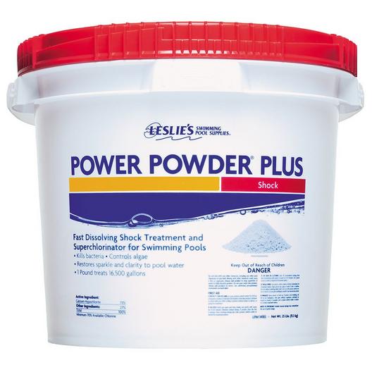 Leslie's  Power Powder Plus Calcium Hypochlorite Pool Shock  25 lbs
