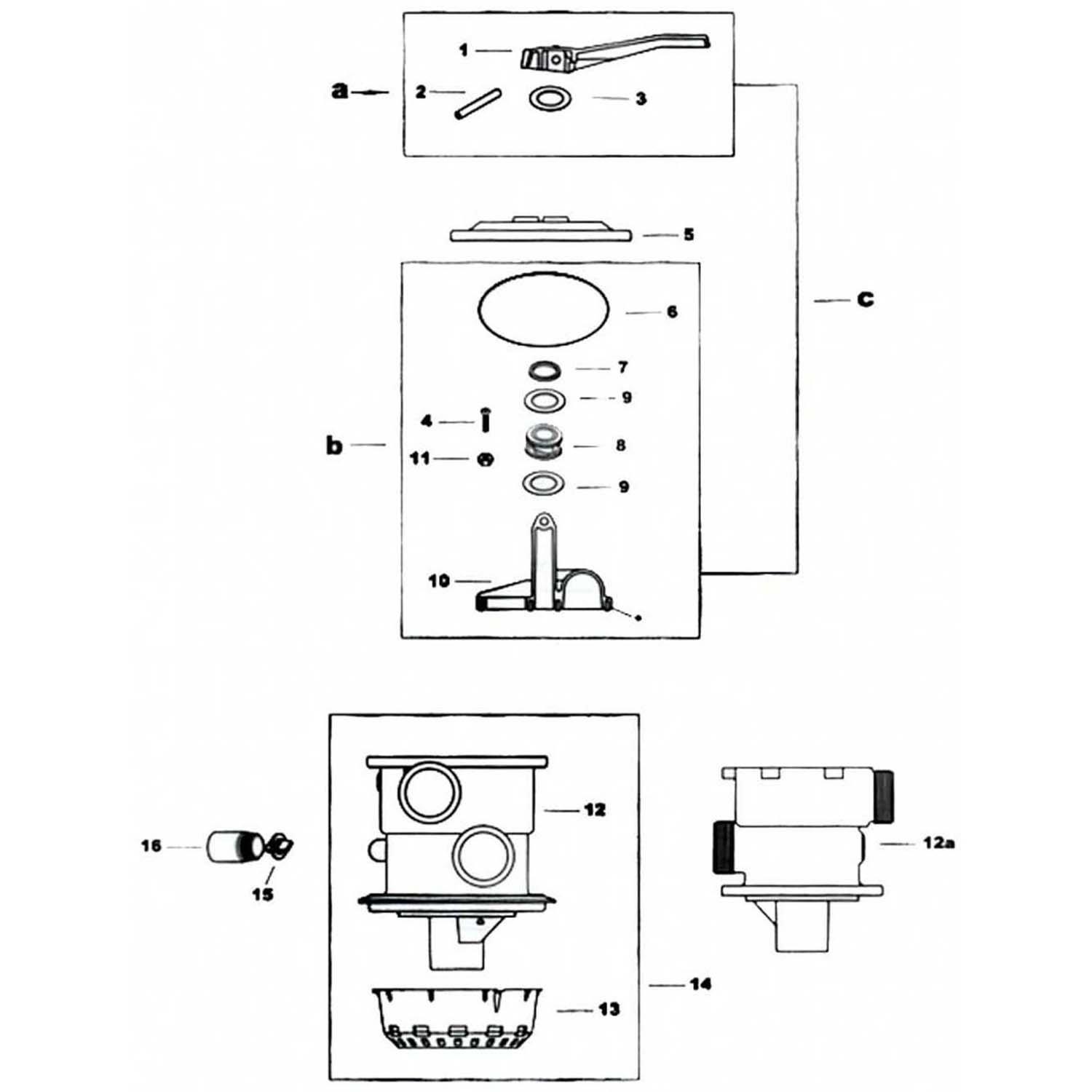 Jacuzzi Multiport Backwash Valve 7 Way Dial Valve Parts