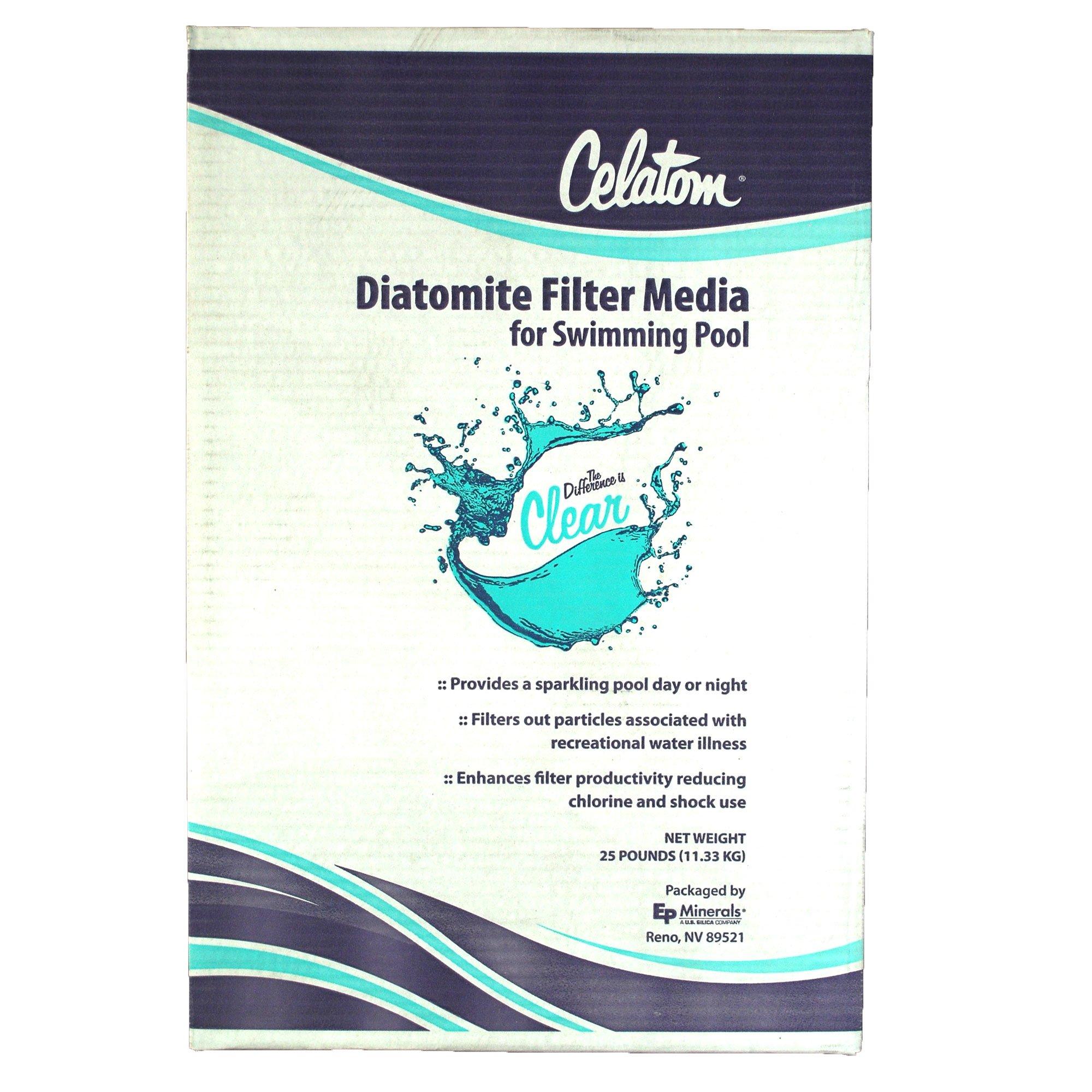 Diatomaceous Earth Filter Powder 25 lbs DE For Pool Filters In The