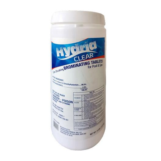 Hydria Clear 1 Inch Bromine Tablets 4 lbs.