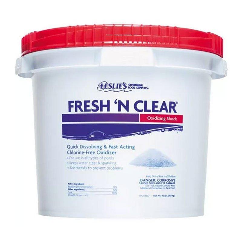 Leslie's  Fresh 'N Clear Non-Chlorine Oxidizing Pool Shock  40 lbs.