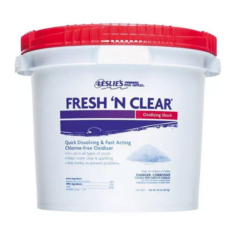 Leslie's Fresh 'N Clear Non Chlorine Oxidizing Pool Shock 40 lbs