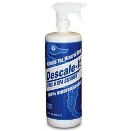 Descale-It Products  Descale-It Pool  Spa Cleaner,1 qt.