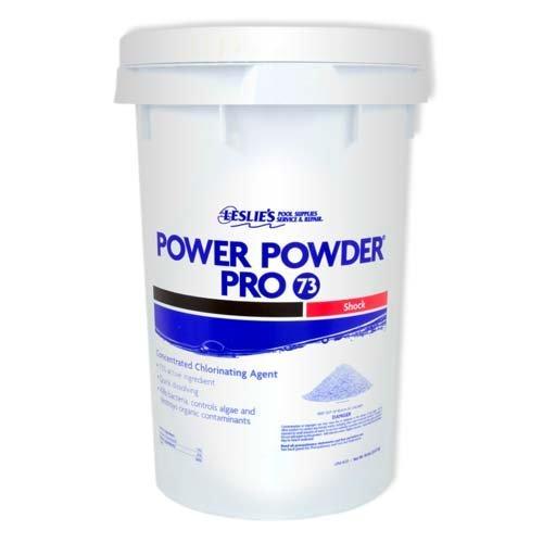 Leslie's Power Powder Pro 73 Calcium Hypochlorite Pool Shock 50 lbs