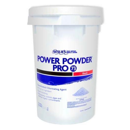 Leslie's  Power Powder Pro 73 Calcium Hypochlorite Pool Shock  50 lbs.