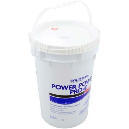Leslie's Power Powder Pro 73 Calcium Hypochlorite Pool Shock 50 lbs