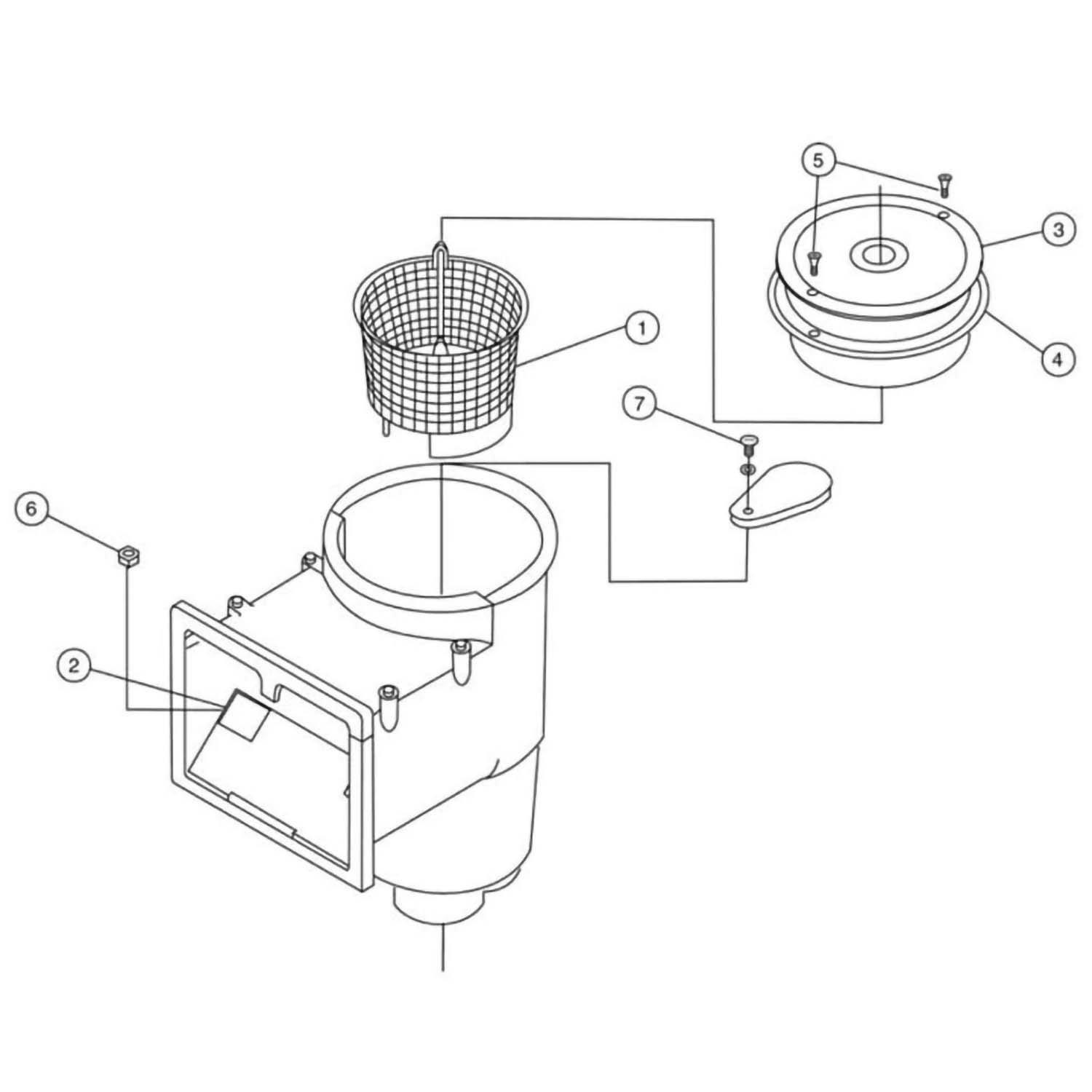 Pentair SkimClean Pool Skimmer Parts