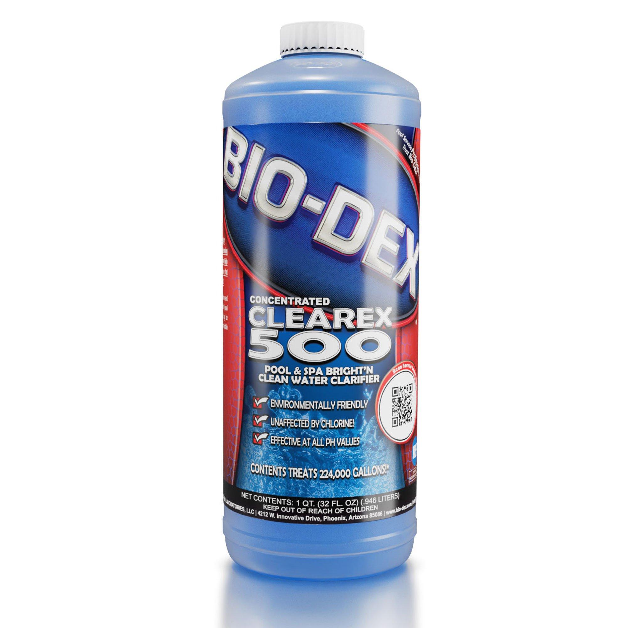 Bio-Dex  Clearex 500 Pool and Spa Water Clarifier 1 qt.