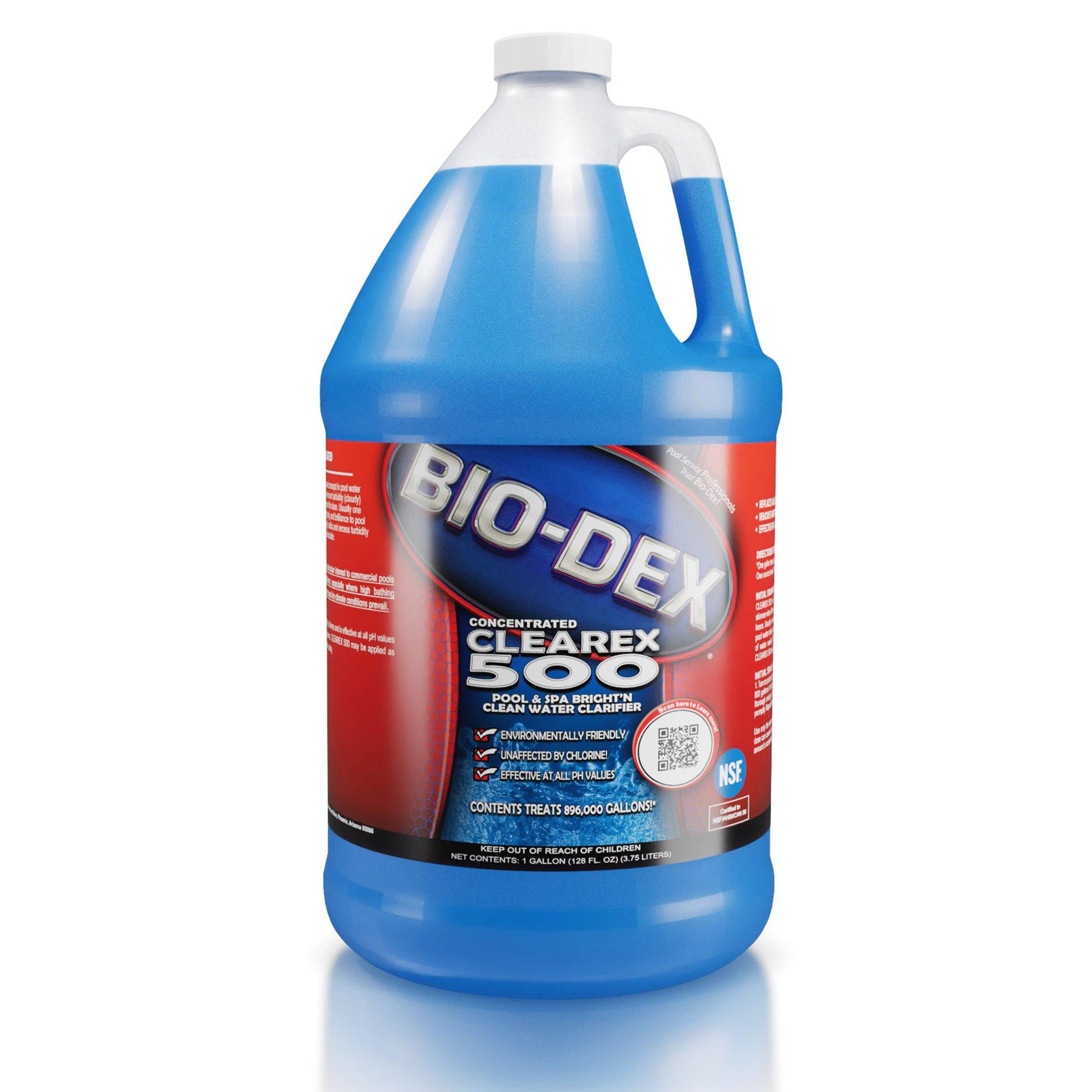 BioDex Clearex 500 Pool and Spa Water Clarifier, 1 gallon Leslie's