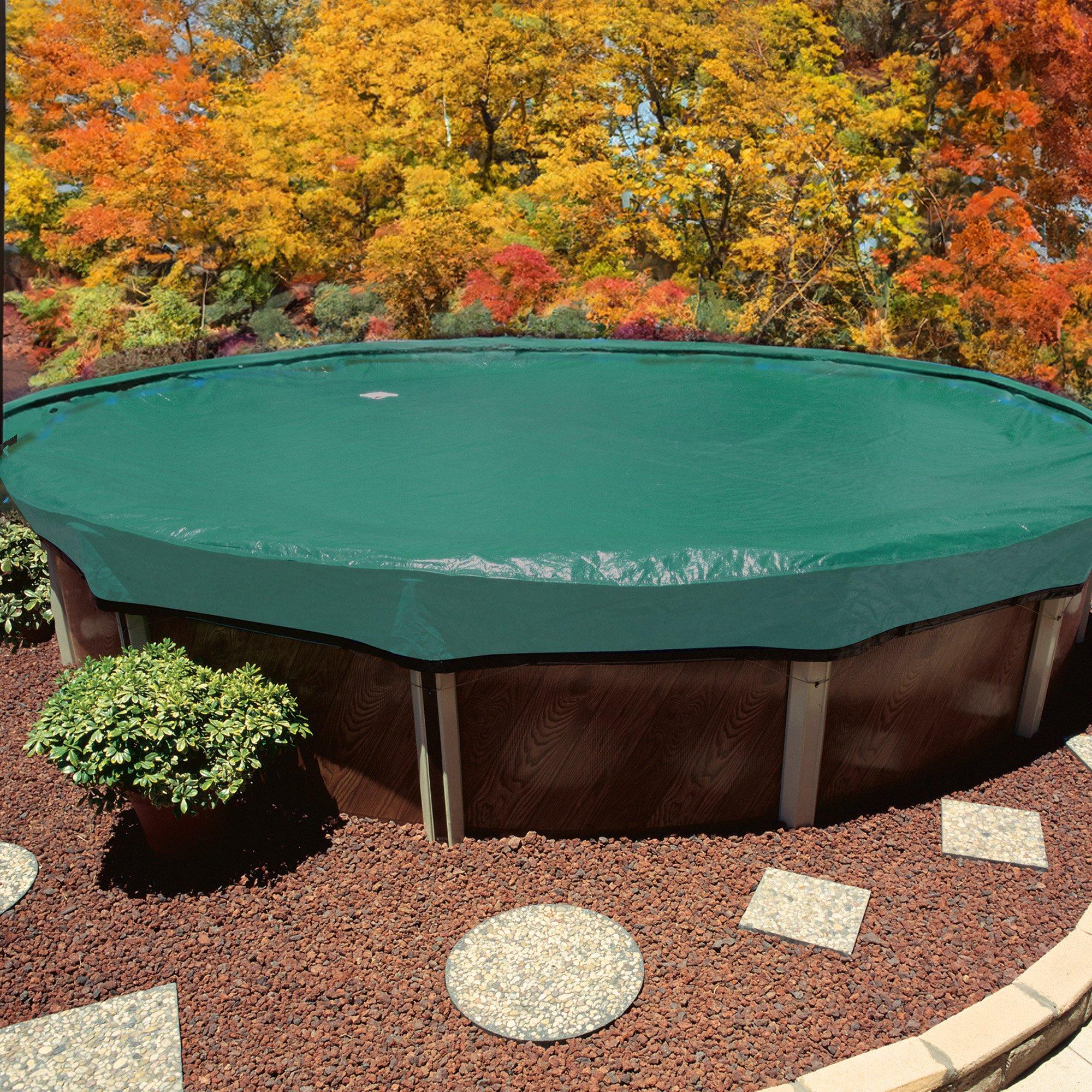 Deluxe 16 ft Round Above Ground Winter Cover 12-Year Warranty