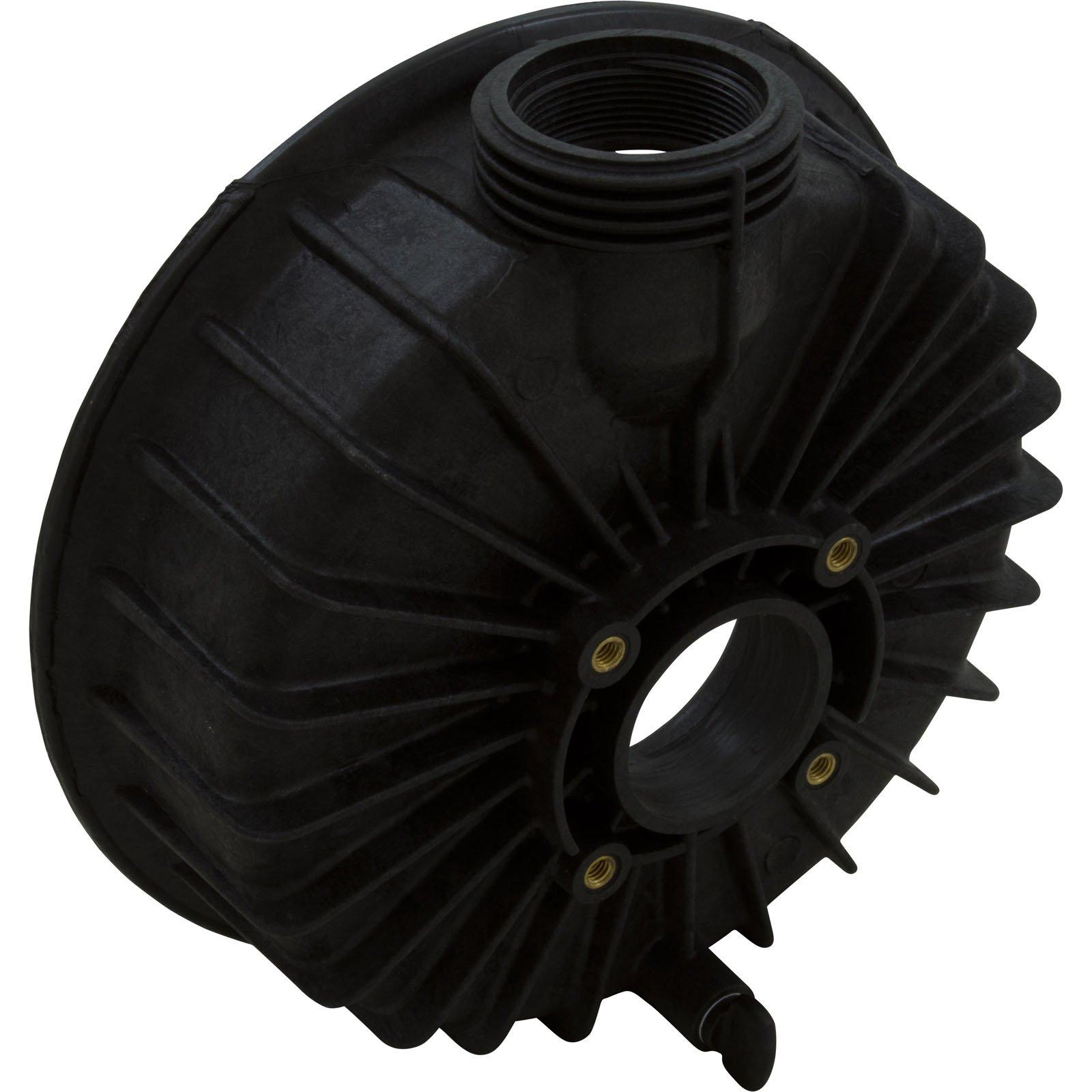 Pentair  Slip Inlet Front Housing for Pentair Challenger Pool Pump  HighPressure/HighFlow Black