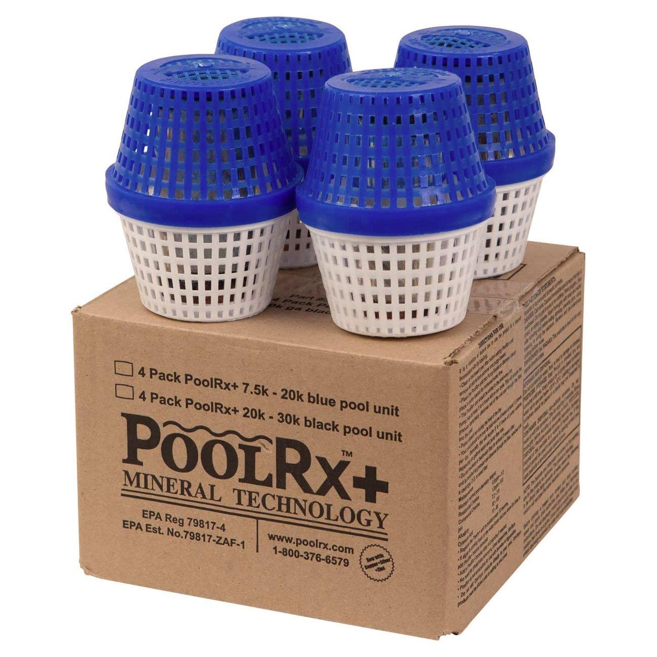 PoolRx  PoolRx Blue Mineral Unit for 7,500 to 20,000 Gallons 4-Pack