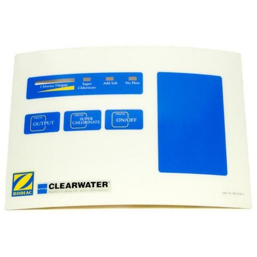 Zodiac  Clearwater LM2 Control Label