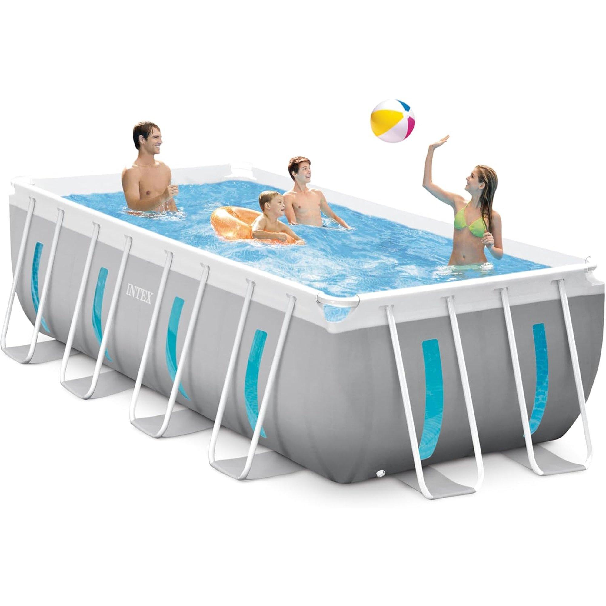 Intex  Clearview Rectangular Premium Pool 13 ft Long x 6.5 FT Width x 48 High