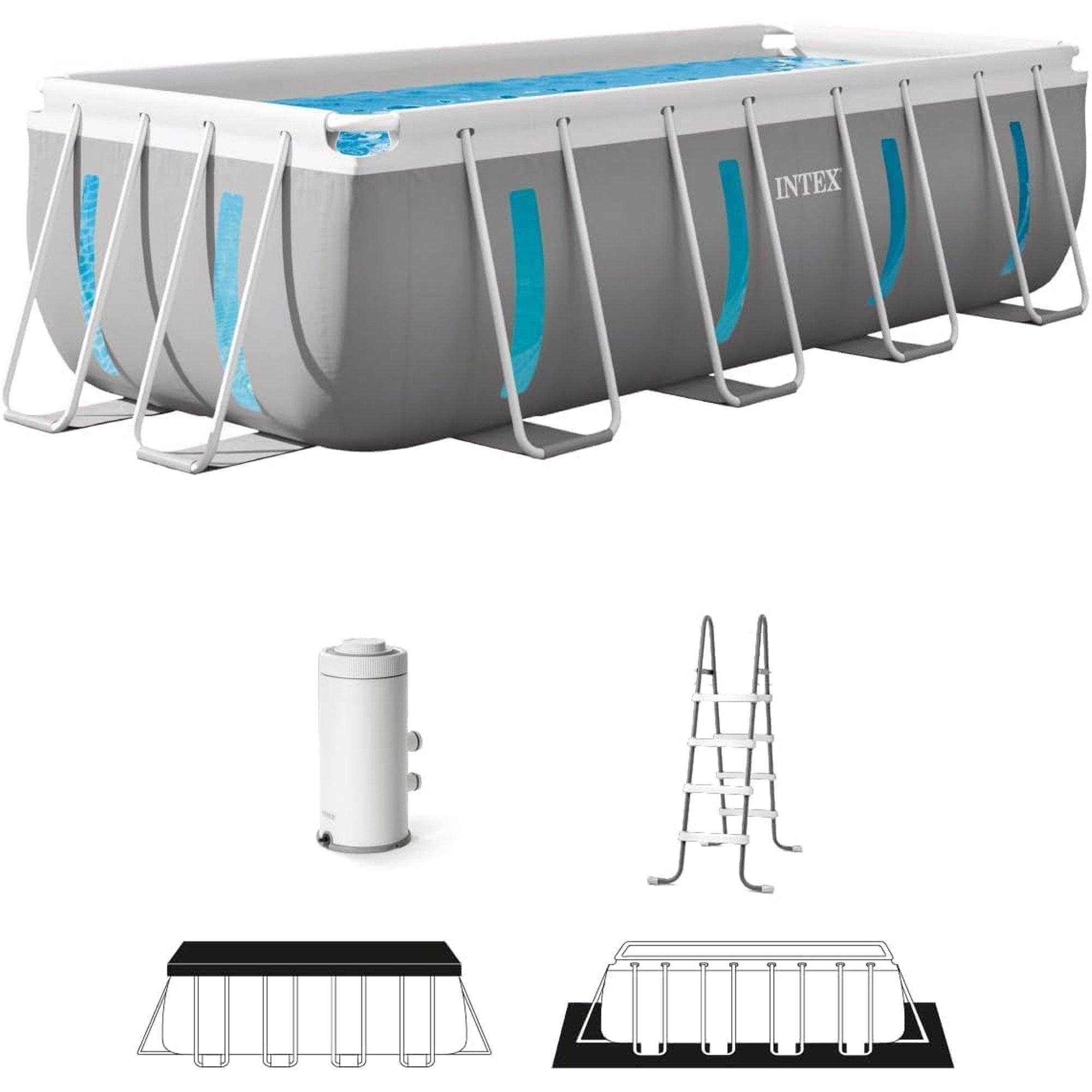 Intex  Clearview Rectangular Premium Pool 13 ft Long x 6.5 FT Width x 48 High