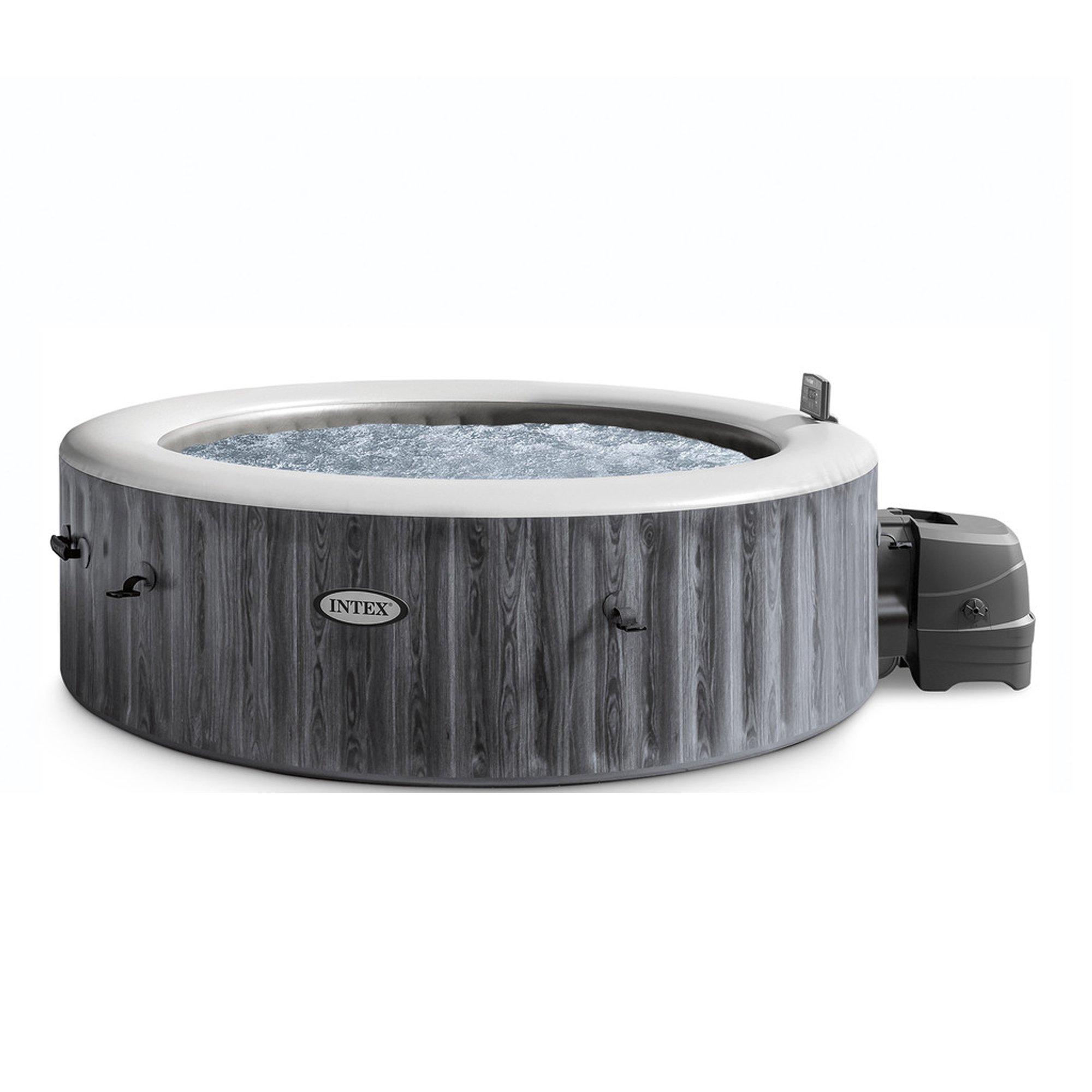 Intex  6-Person Greywood Deluxe Round Bubble Spa Set
