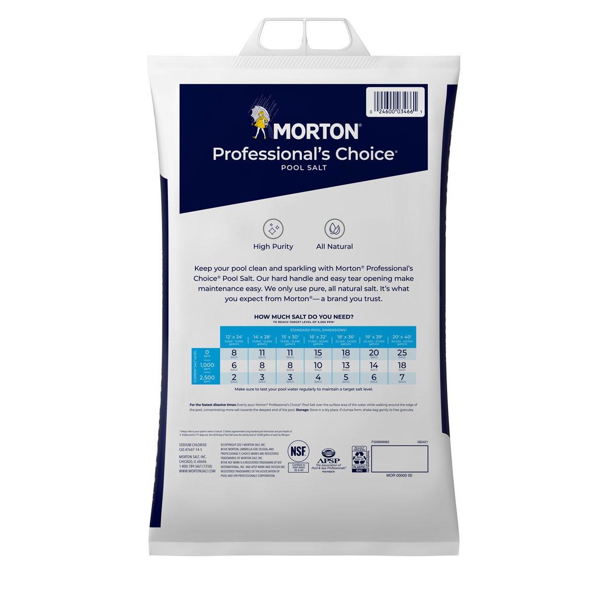 Morton Pro Choice Pool Salt 40 lb