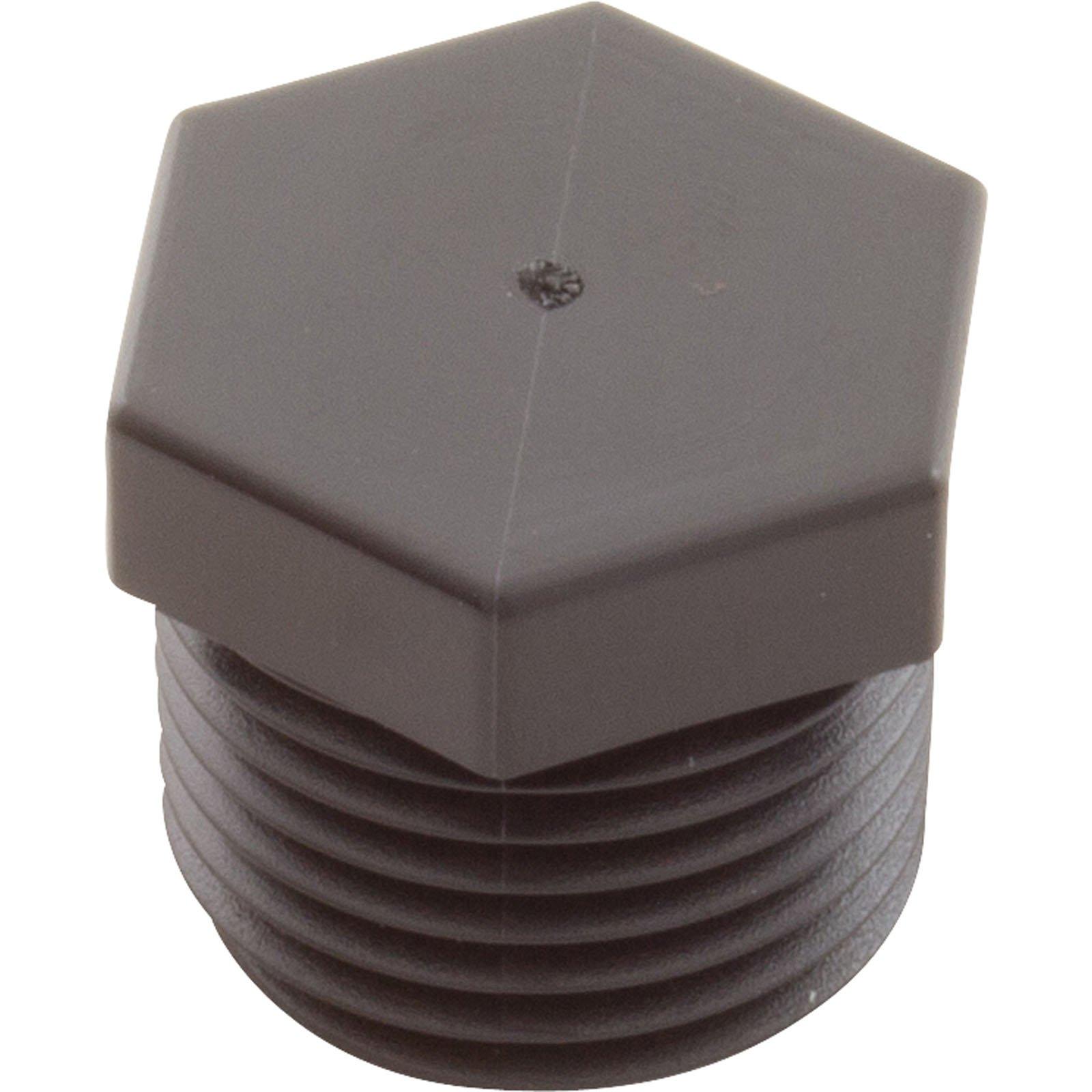 Plug, 1/2" MPT PVC for ChemStar CH100 and R172134 Pentair Rainbow 320 In-Line Chemical Feeders