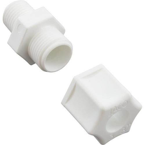 Harrington Industries - Compression Fitting 1/4in.MPT x 3/8in. Tube