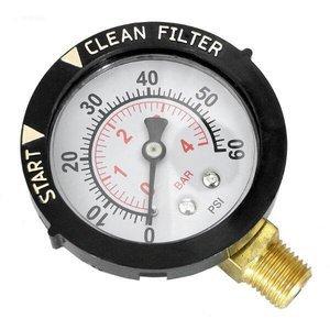 Splash  Replacement Pressure Gauge for Pentair Clean  Clear Cartridge Pool Filters