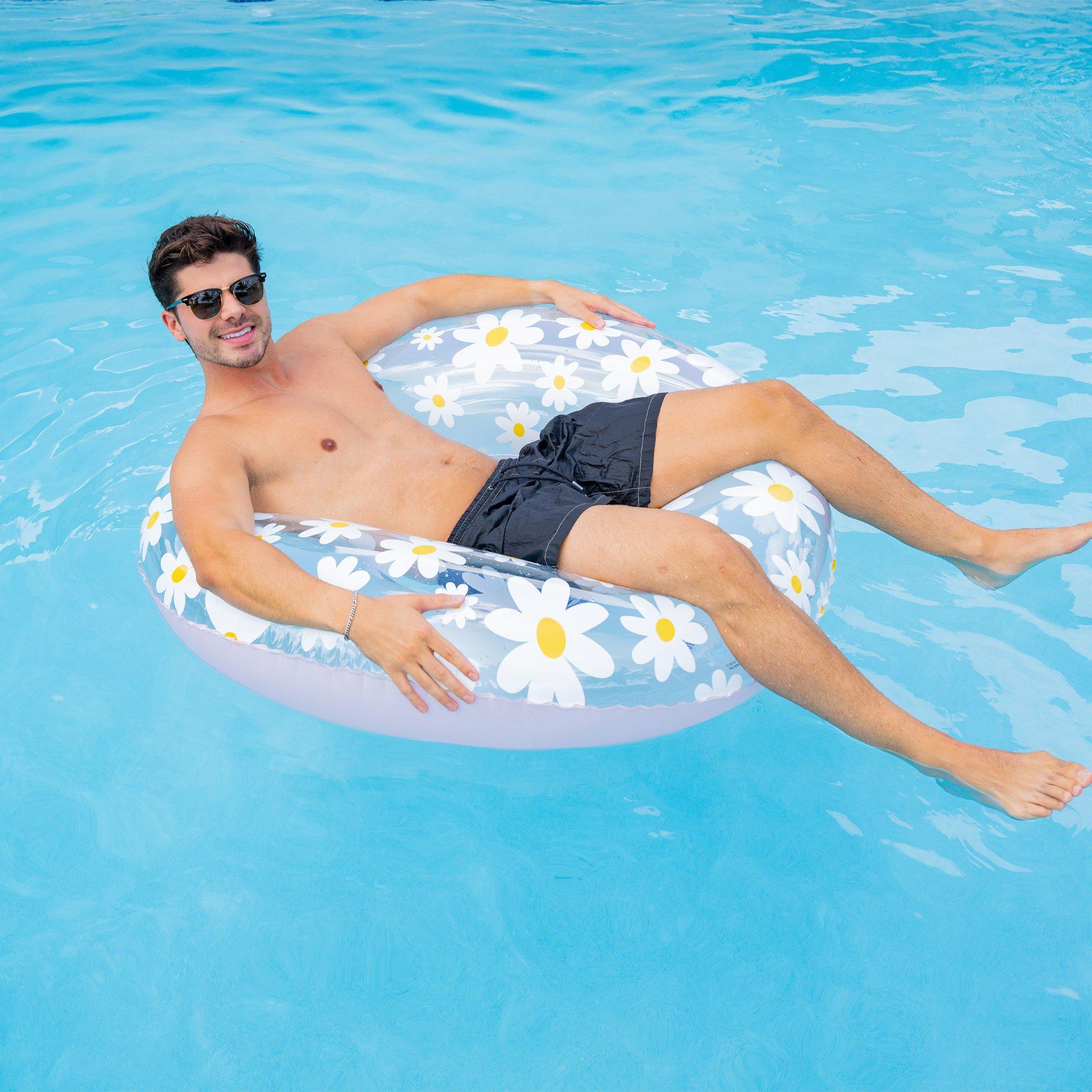 Jumbo Daisy Inflatable Tube Pool Float