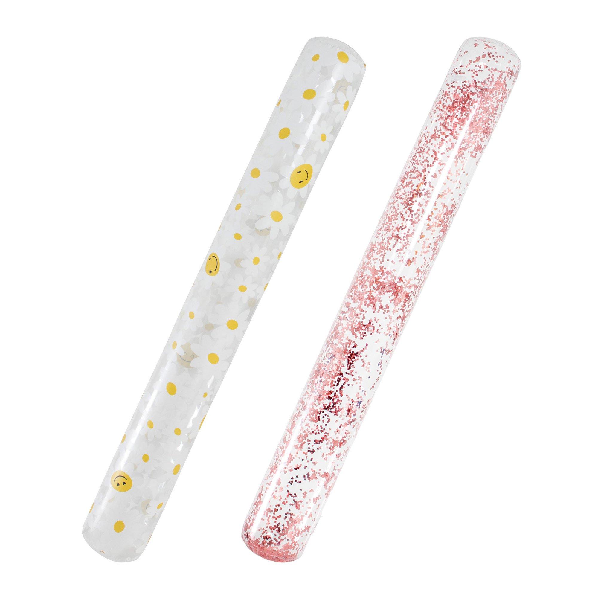 Daisy and Glitter Inflatable Super Noodles  2 Piece Set