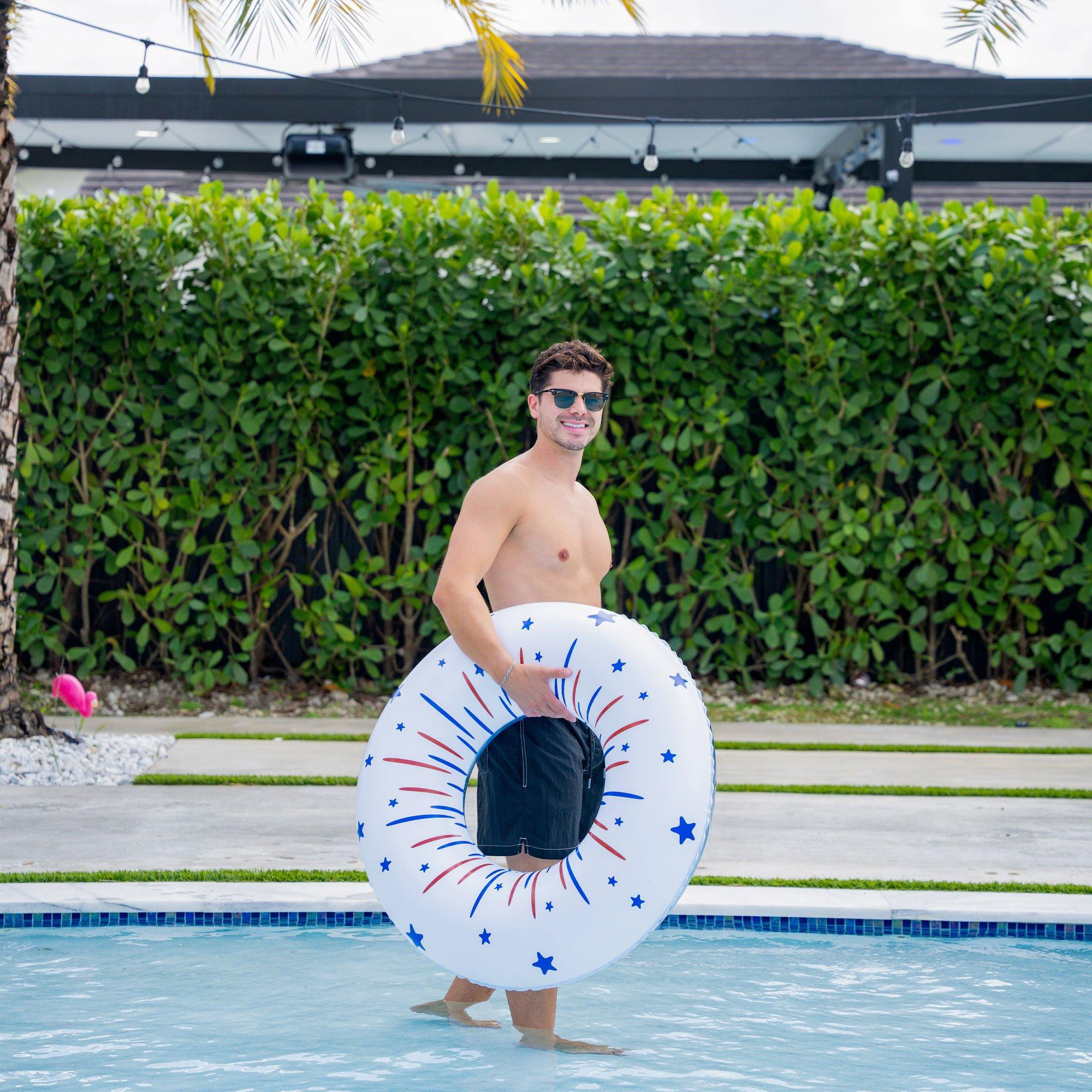 Shooting Stars Inflatable Tube Pool Float